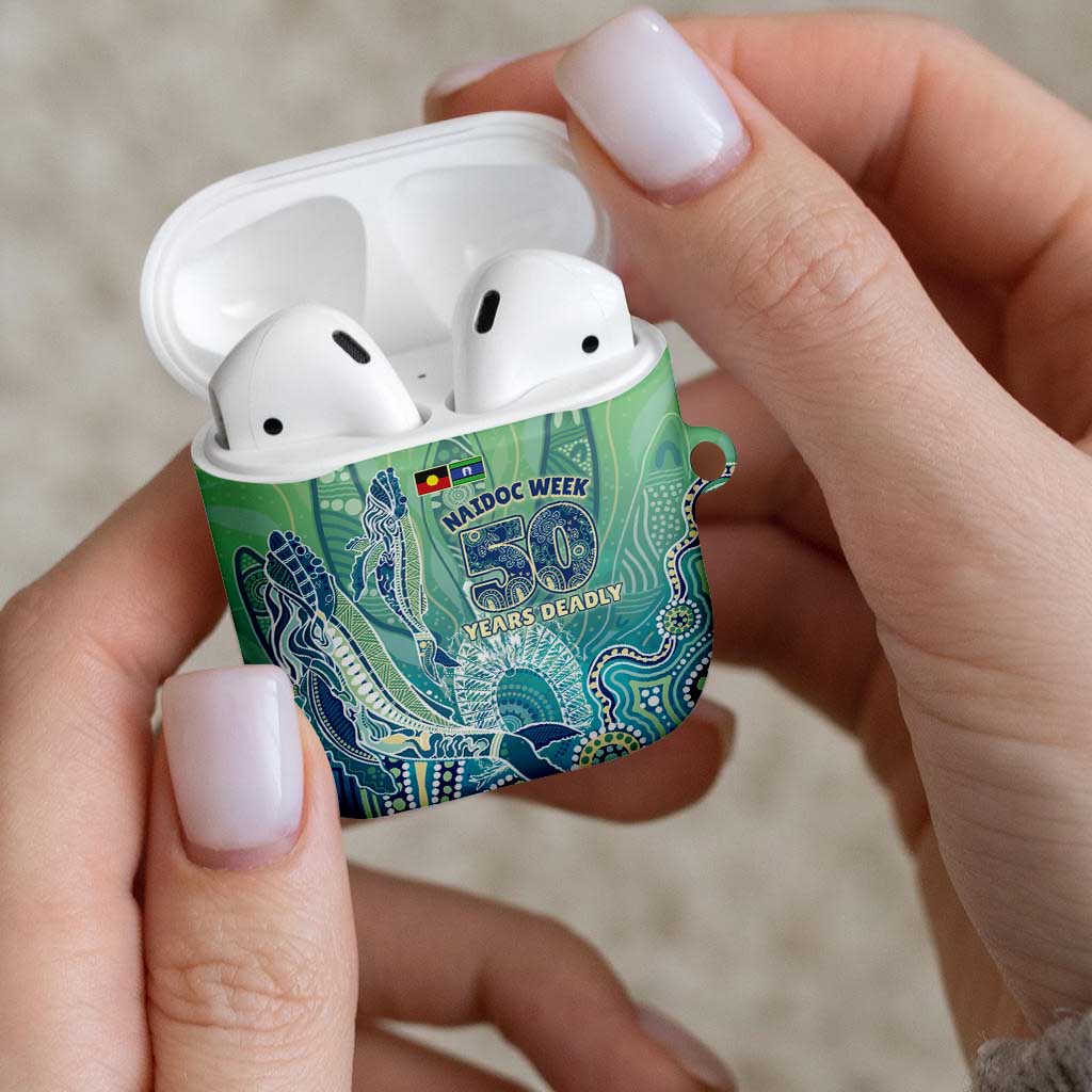 NAIDOC Week - 50 Years Deadly Torres Strait AirPods Case Pastel Waves