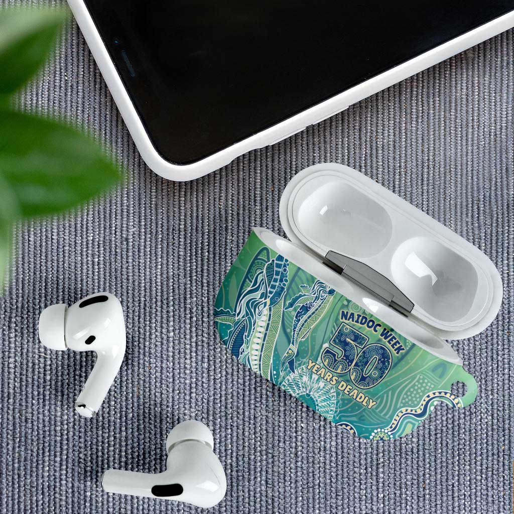 NAIDOC Week - 50 Years Deadly Torres Strait AirPods Case Pastel Waves