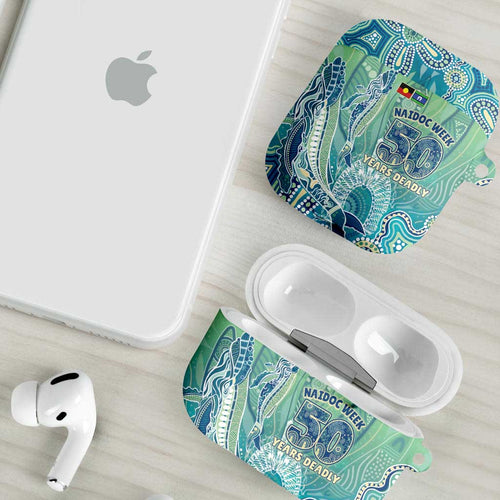 NAIDOC Week - 50 Years Deadly Torres Strait AirPods Case Pastel Waves