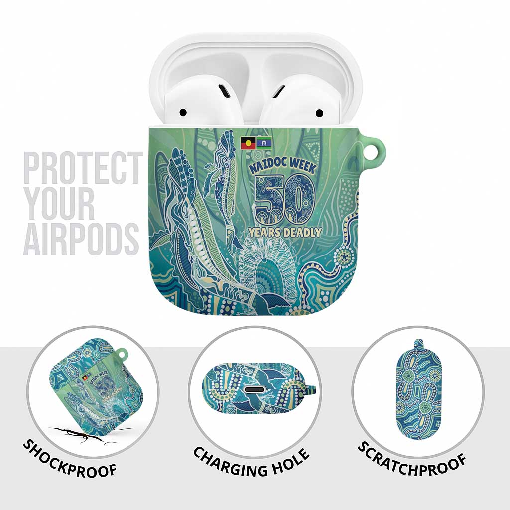 NAIDOC Week - 50 Years Deadly Torres Strait AirPods Case Pastel Waves
