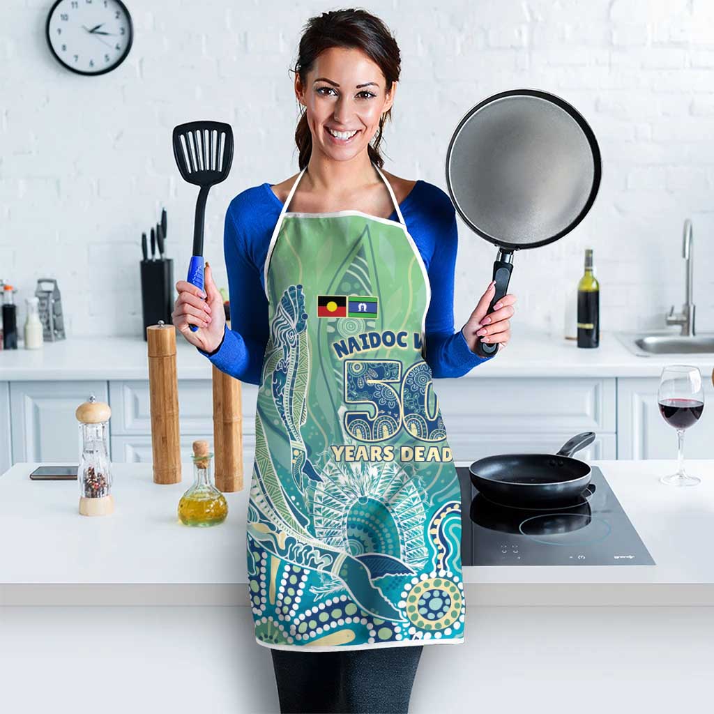 NAIDOC Week - 50 Years Deadly Torres Strait Apron Pastel Waves