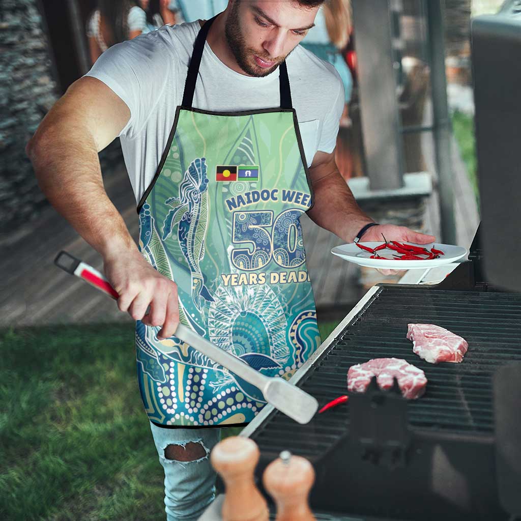 NAIDOC Week - 50 Years Deadly Torres Strait Apron Pastel Waves