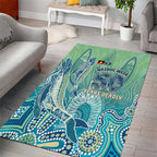 NAIDOC Week - 50 Years Deadly Torres Strait Area Rug Pastel Waves