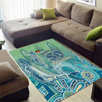 NAIDOC Week - 50 Years Deadly Torres Strait Area Rug Pastel Waves