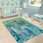 NAIDOC Week - 50 Years Deadly Torres Strait Area Rug Pastel Waves
