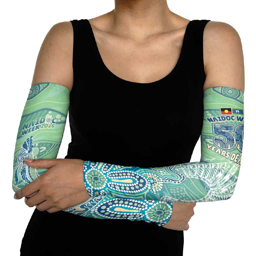 NAIDOC Week - 50 Years Deadly Torres Strait Arm Sleeves Pastel Waves