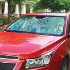 NAIDOC Week - 50 Years Deadly Torres Strait Auto Sun Shade Pastel Waves