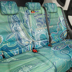 NAIDOC Week - 50 Years Deadly Torres Strait Back Car Seat Cover Pastel Waves