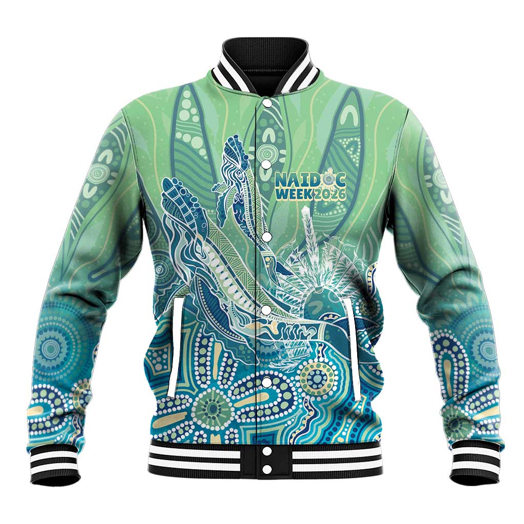 NAIDOC Week - 50 Years Deadly Torres Strait Baseball Jacket Pastel Waves