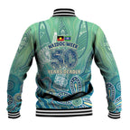 NAIDOC Week - 50 Years Deadly Torres Strait Baseball Jacket Pastel Waves