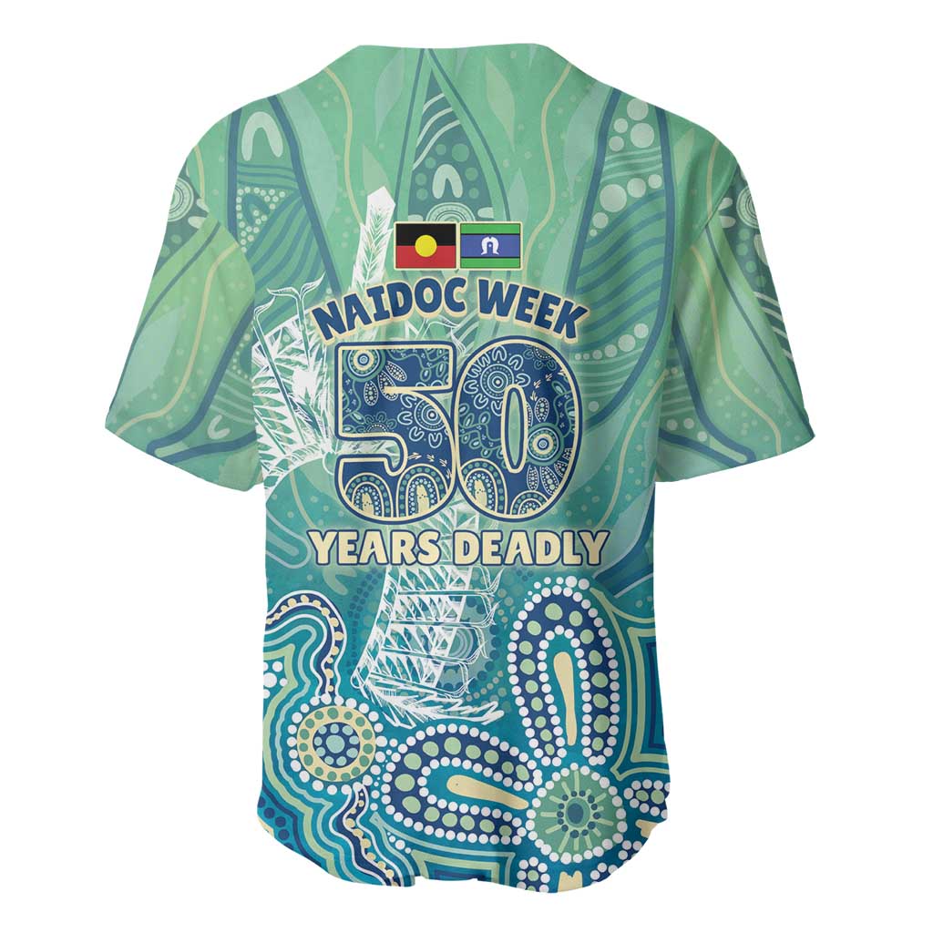 NAIDOC Week - 50 Years Deadly Torres Strait Baseball Jersey Pastel Waves