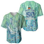 NAIDOC Week - 50 Years Deadly Torres Strait Baseball Jersey Pastel Waves