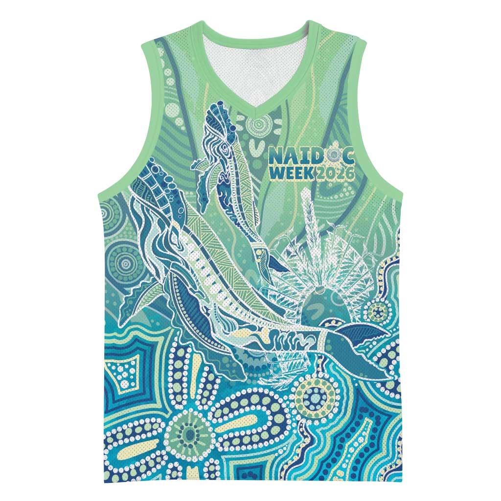 NAIDOC Week - 50 Years Deadly Torres Strait Basketball Jersey Pastel Waves