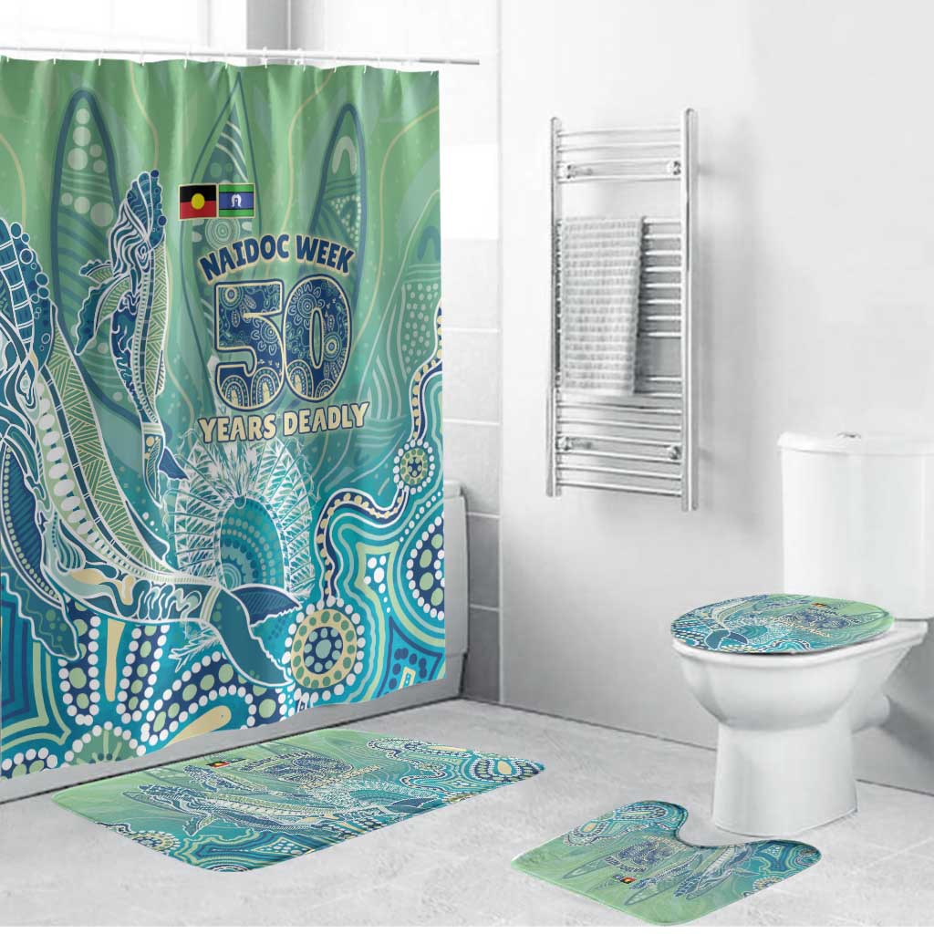 NAIDOC Week - 50 Years Deadly Torres Strait Bathroom Set Pastel Waves