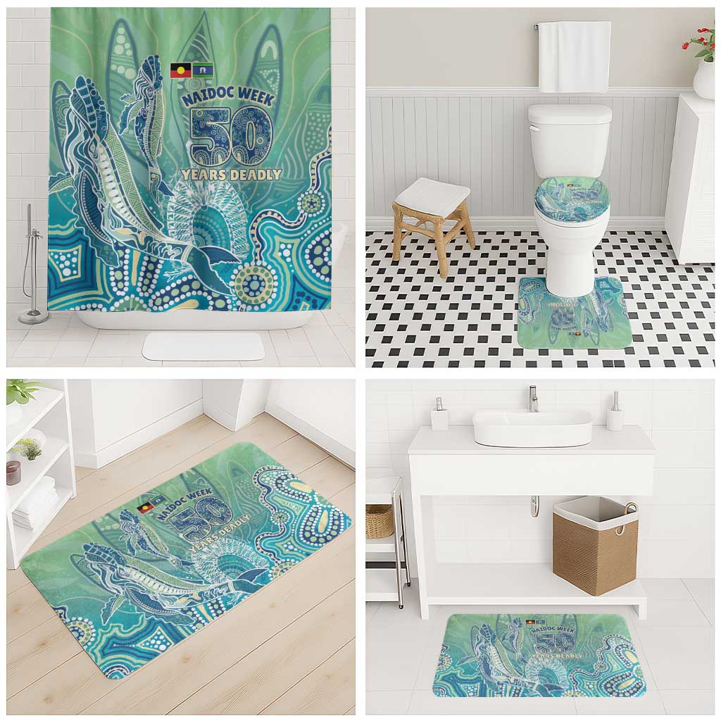 NAIDOC Week - 50 Years Deadly Torres Strait Bathroom Set Pastel Waves