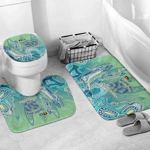 NAIDOC Week - 50 Years Deadly Torres Strait Bathroom Set Pastel Waves