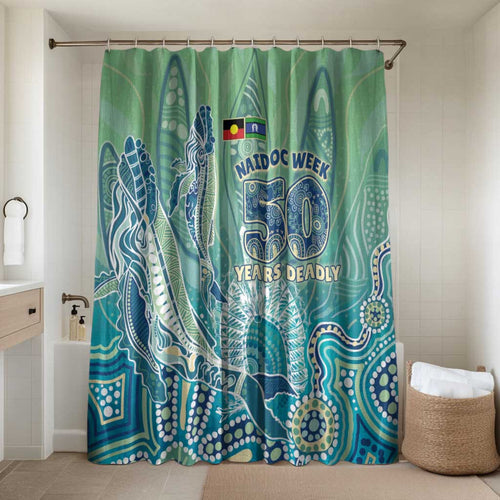 NAIDOC Week - 50 Years Deadly Torres Strait Bathroom Set Pastel Waves