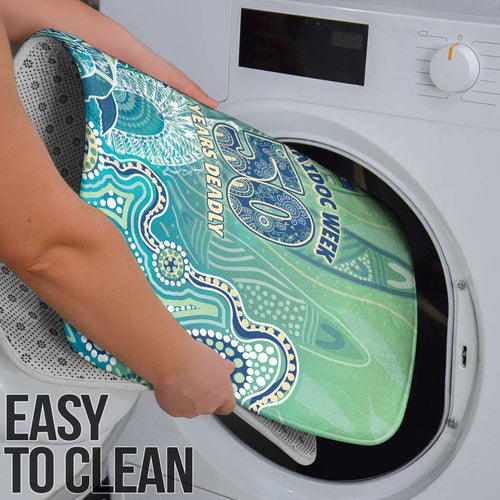 NAIDOC Week - 50 Years Deadly Torres Strait Bathroom Set Pastel Waves
