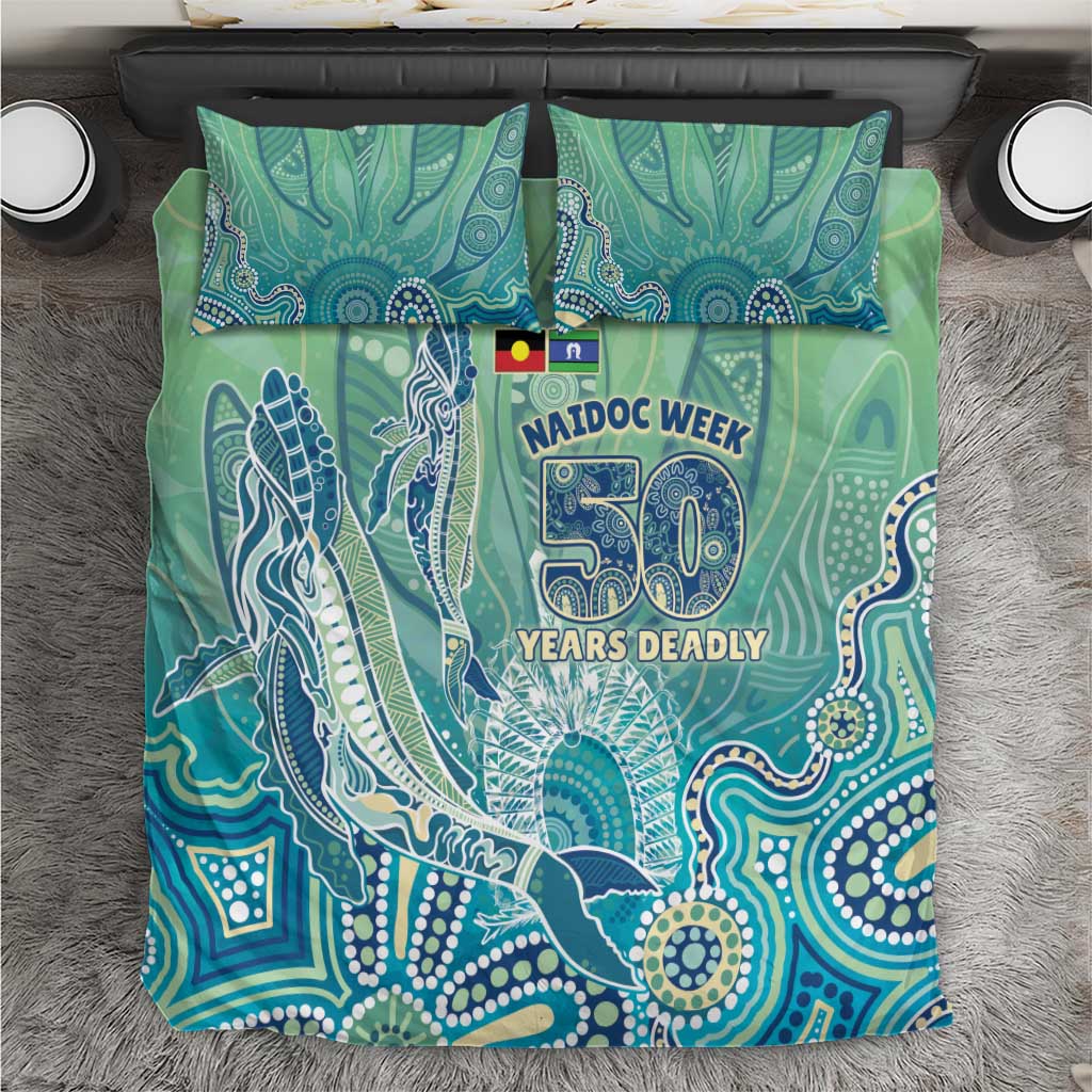 NAIDOC Week - 50 Years Deadly Torres Strait Bedding Set Pastel Waves