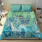 NAIDOC Week - 50 Years Deadly Torres Strait Bedding Set Pastel Waves