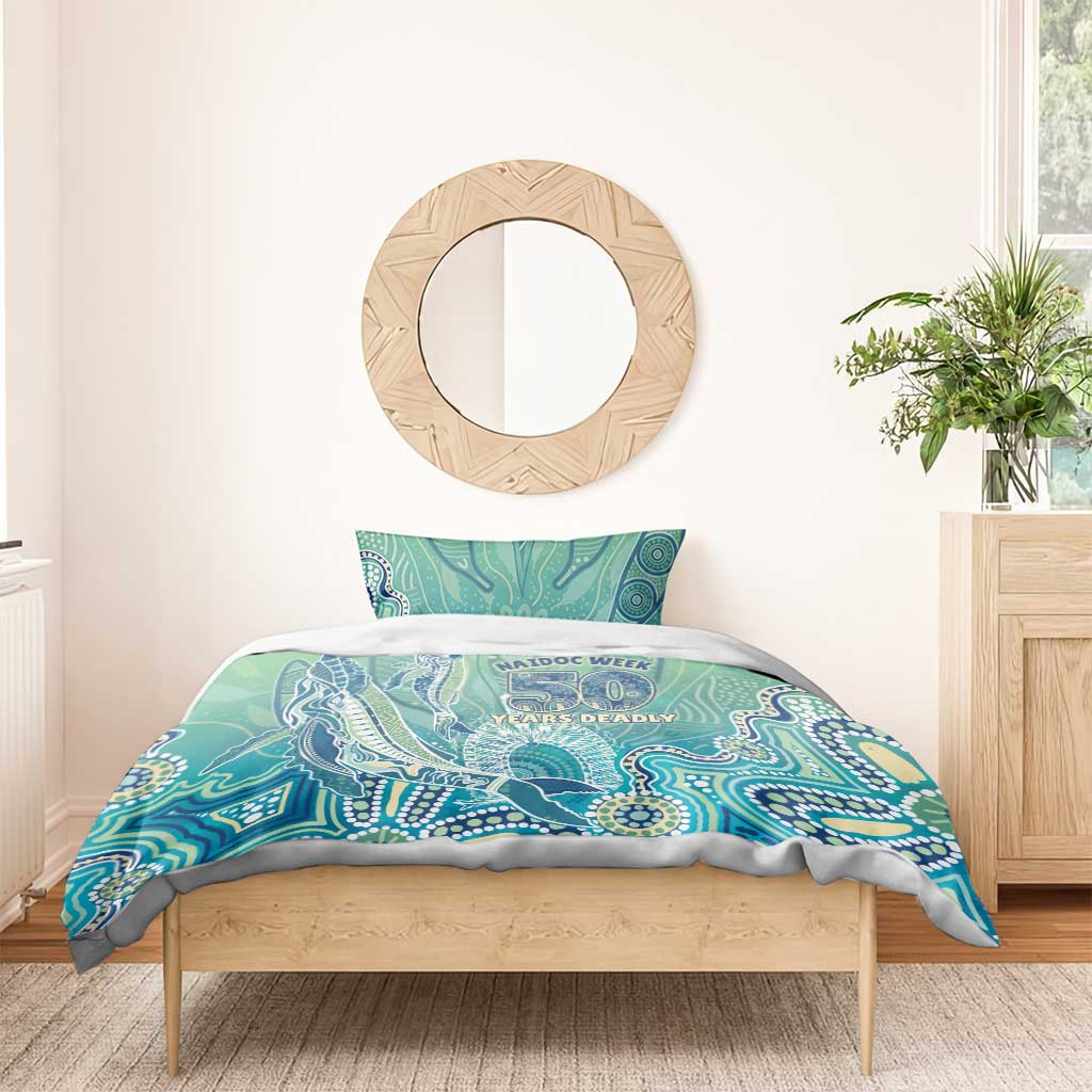 NAIDOC Week - 50 Years Deadly Torres Strait Bedding Set Pastel Waves