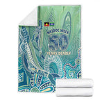 NAIDOC Week - 50 Years Deadly Torres Strait Blanket Pastel Waves