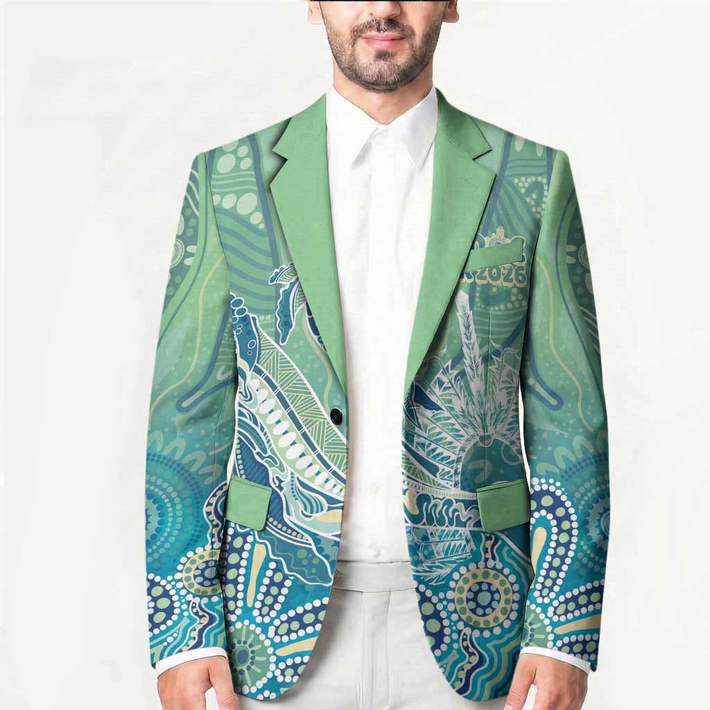 NAIDOC Week - 50 Years Deadly Torres Strait Blazer Pastel Waves