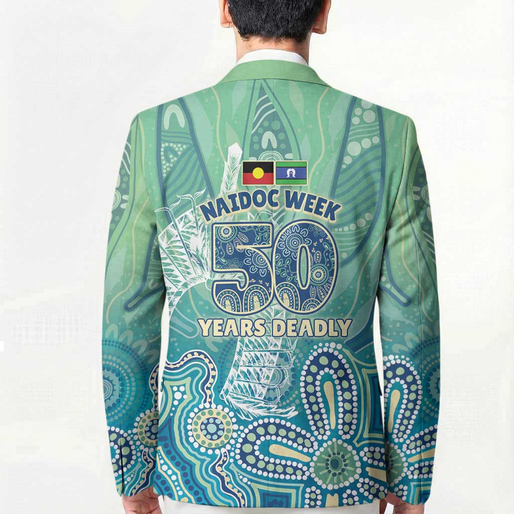 NAIDOC Week - 50 Years Deadly Torres Strait Blazer Pastel Waves