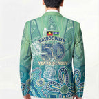 NAIDOC Week - 50 Years Deadly Torres Strait Blazer Pastel Waves