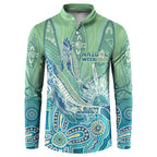NAIDOC Week - 50 Years Deadly Torres Strait Button Sweatshirt Pastel Waves