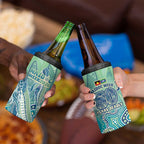 NAIDOC Week - 50 Years Deadly Torres Strait 4 in 1 Can Cooler Tumbler Pastel Waves