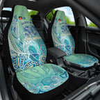 NAIDOC Week - 50 Years Deadly Torres Strait Car Seat Cover Pastel Waves