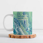 NAIDOC Week - 50 Years Deadly Torres Strait Ceramic Mug Pastel Waves
