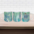 NAIDOC Week - 50 Years Deadly Torres Strait Ceramic Mug Pastel Waves