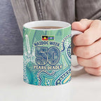 NAIDOC Week - 50 Years Deadly Torres Strait Ceramic Mug Pastel Waves