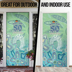 NAIDOC Week - 50 Years Deadly Torres Strait Door Cover Pastel Waves