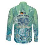 NAIDOC Week - 50 Years Deadly Torres Strait Family Matching Mermaid Dress and Hawaiian Shirt Pastel Waves