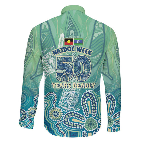 NAIDOC Week - 50 Years Deadly Torres Strait Family Matching Mermaid Dress and Hawaiian Shirt Pastel Waves