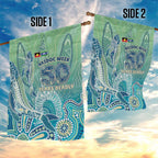 NAIDOC Week - 50 Years Deadly Torres Strait Garden Flag Pastel Waves