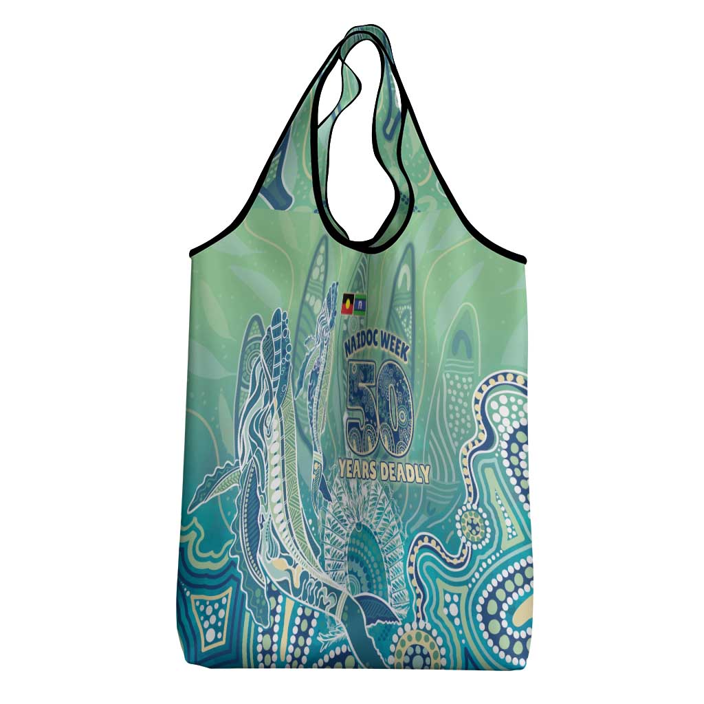 NAIDOC Week - 50 Years Deadly Torres Strait Grocery Bag Pastel Waves