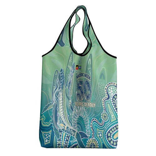 NAIDOC Week - 50 Years Deadly Torres Strait Grocery Bag Pastel Waves