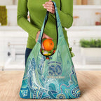 NAIDOC Week - 50 Years Deadly Torres Strait Grocery Bag Pastel Waves