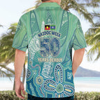 NAIDOC Week - 50 Years Deadly Torres Strait Hawaiian Shirt Pastel Waves