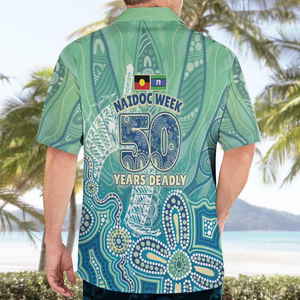 NAIDOC Week - 50 Years Deadly Torres Strait Hawaiian Shirt Pastel Waves