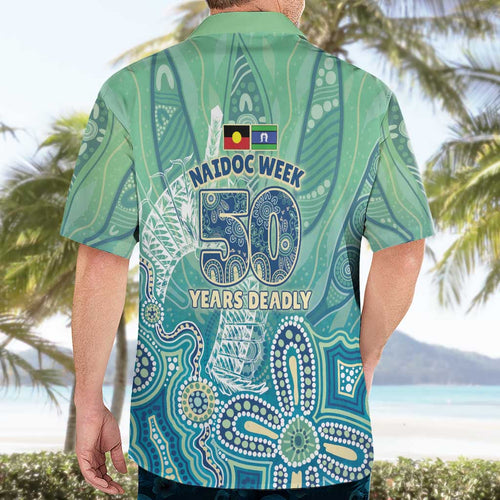 NAIDOC Week - 50 Years Deadly Torres Strait Hawaiian Shirt Pastel Waves
