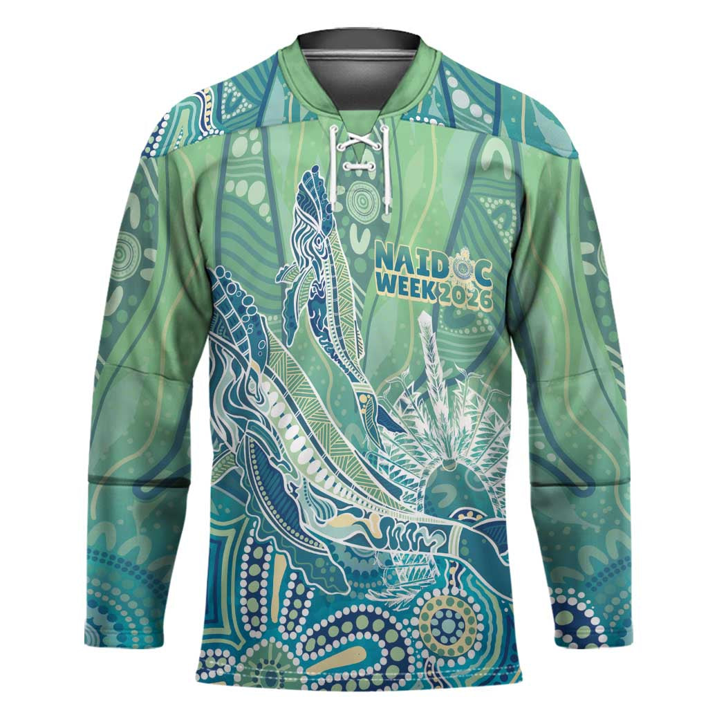 NAIDOC Week - 50 Years Deadly Torres Strait Hockey Jersey Pastel Waves