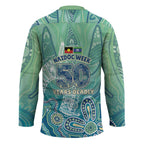 NAIDOC Week - 50 Years Deadly Torres Strait Hockey Jersey Pastel Waves