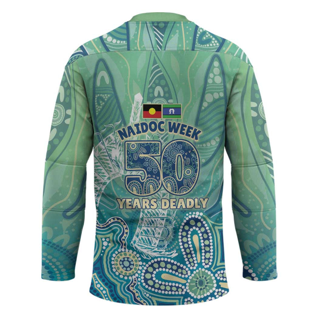 NAIDOC Week - 50 Years Deadly Torres Strait Hockey Jersey Pastel Waves