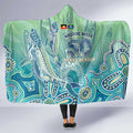 NAIDOC Week - 50 Years Deadly Torres Strait Hooded Blanket Pastel Waves