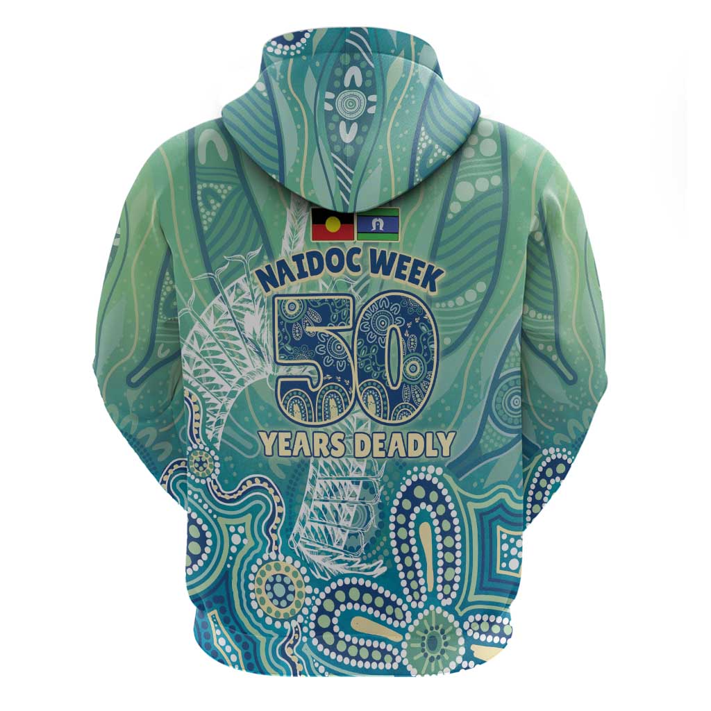 NAIDOC Week - 50 Years Deadly Torres Strait Hoodie Pastel Waves
